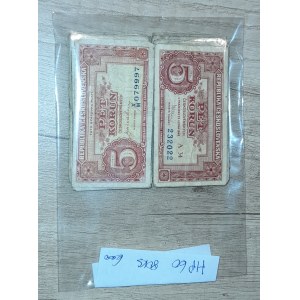 Soubory bankovek, 5 Kčs b.d., 1949. H-70a, 83a1, a2, a3