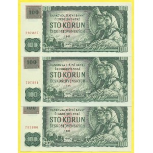 Soubory bankovek, 100 Kč/Kčs 1961/(93), s. G93. H-CZ4b