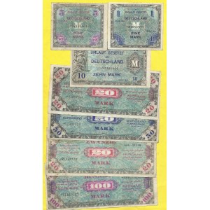 Soubory bankovek, Soubor běžných bankovek Německa 1944 platných na našem území