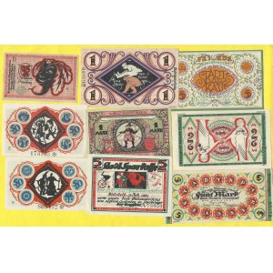 Soubory zahraničních bankovek, Německo. Bielefeld. Soubor nouzovek nízkých nominálů 1917-21