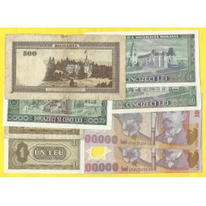 Soubory zahraničních bankovek, Rumunsko. Soubor běžných 1941 - 2001