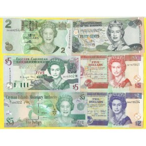 Soubory zahraničních bankovek, Soubor bankovek s královnou Alžbětou