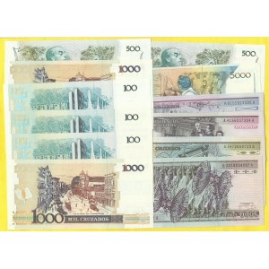 Soubory zahraničních bankovek, Brazílie. 1970-90 běžné