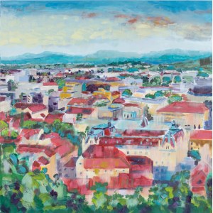 Gabriela Paluch, Urban panoramic view, 2023