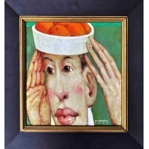 Waldemar Marszałek, Boy with fruit on his head, 2009