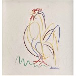 Pablo Picasso, Kogut (kafel SDV - Fayenceries de Sarreguemines, Digoin et Vitry-le-François), 1950-60
