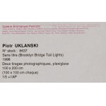 Piotr Uklański (nar. 1968, Varšava), Bez názvu (Zadné svetlá Brooklynského mosta). - diptych, 1998