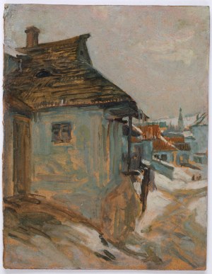 Józef Pieniążek (1888-1953), Stare domy w Krzemieńcu nad Ikwą, lata 20./30. XX w.