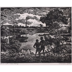 Paweł Steller (1895-1974), An der Oder, 1959