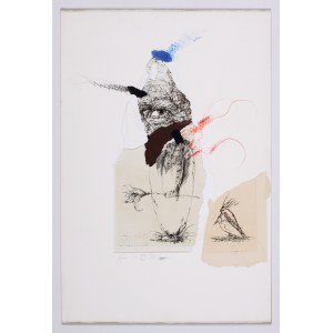 Eugene Get Stankiewicz (1942-2011), Self-portrait with iris and birds, 1995-97