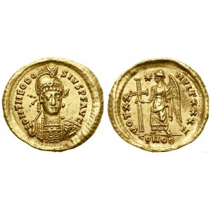 Roman Empire, solidus, 423-424, Constantinople