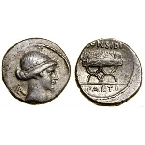 Rímska republika, denár, 46 pred n. l., Rím