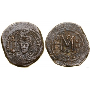 Byzancia, follis, rok 13 (594/595), Konštantínopol