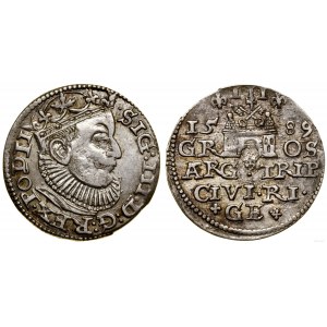 Poland, trojak, 1589, Riga