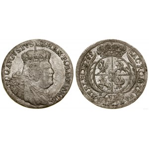 Polska, szóstak, 1755 EC, Lipsk