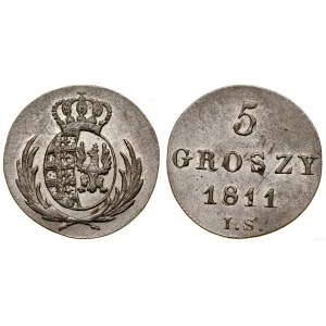 Polen, 5 groszy, 1811 IS, Warschau
