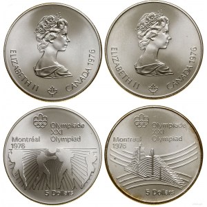 Canada, flight 2 x $5, 1976, Ottawa