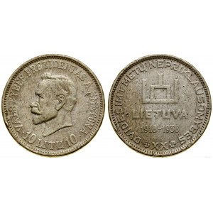 Lithuania, 10 litas, 1938, Kaunas