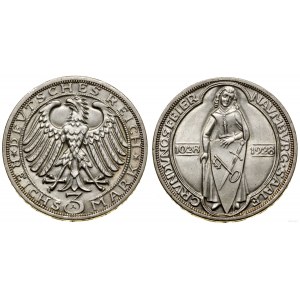 Germany, 3 marks, 1928 A, Berlin