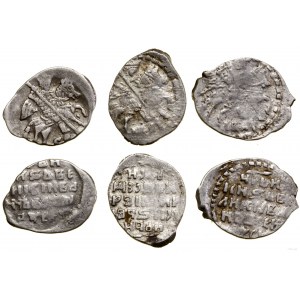 Rosja, zestaw: 3 x kopiejka, 1547-1584, Psków
