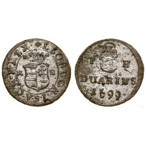Hungary, duarius, 1699 KB, Kremnica