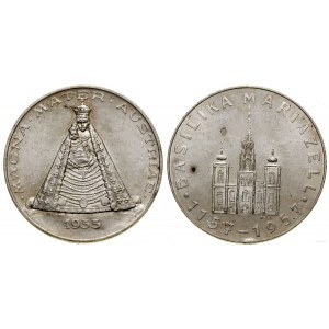 Austria, medal wybity z okazji 800. lecia istnienia bazyliki w Mariazell, 1955