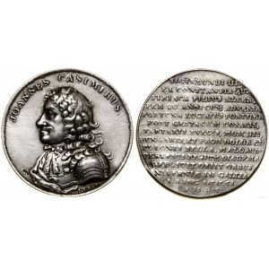 Polnische, spätere Kopie (ODLEW) der Medaille aus der Königlichen Suite, die John Casimir gewidmet ist