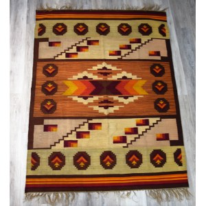 Kilim w stylu Art Deco, Gliniany, lata 30-te.