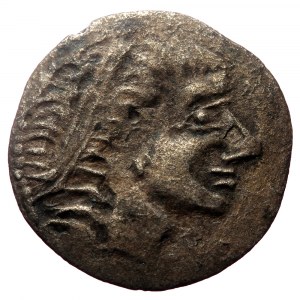 Cappadocia, Galatians imitation of Demetrios I Soter AR Hemirachm (Silver, 17mm, 0.97g) ca 162-150 BC