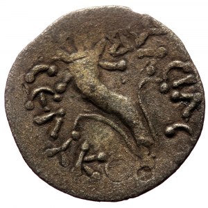 Cappadocia, Galatians imitation of Demetrios I Soter AR Hemirachm (Silver, 17mm, 0.97g) ca 162-150 BC