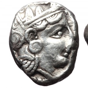 Attica, Athens, AR Tetradrachm (Silver, 17.7 g 24mm) ca 454-404 BC.
