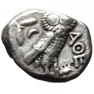Attica, Athens, AR Tetradrachm (Silver, 17.7 g 24mm) ca 454-404 BC.