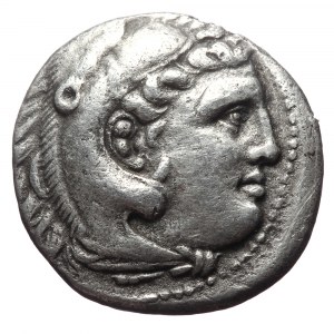 Kingdom of Macedon, Alexander III 'the Great', AR Drachm,(Silver, 3.89 g 18mm), 336-323 BC. Uncertain mint in Macedon or