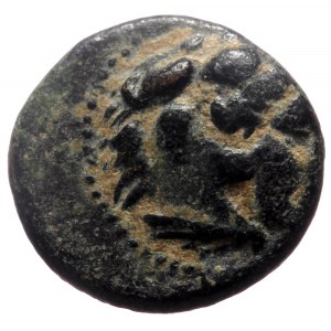 Kingdom of Macedon. Alexander III the Great (336-323 BC) 1/4 Unit AE (Bronze, 1.39g, 11mm) Uncertain mint in Western