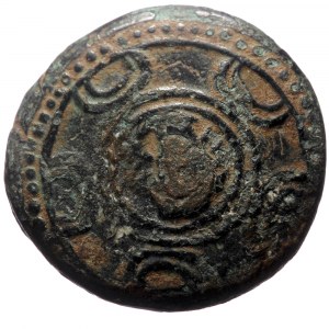 Kingdom of Macedon, Alexander III the Great (336-323 BC). AE half-unit (Bronze, 16mm, 4.07g). Posthumous issue of uncert