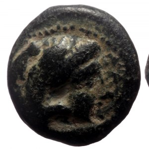 Kingdom of Macedon, Alexander III 'the Great' (336-323 BC) AE 1/4 Unit (Bronze, 1.22g, 12mm) Uncertain mint