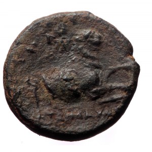Kings of Thrace (Macedonian). Lysimachos, Ae,(Bronze, 2.35 g 14mm), 305-281 BC.