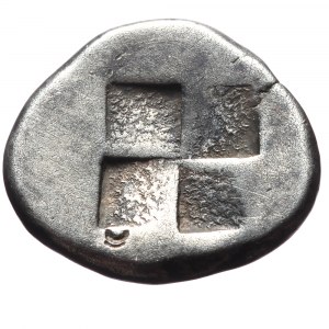 Thrace, Byzantion, AR Drachm, (Silver, 5.27 g 18mm), Circa 340-320 BC.