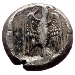 Kings of Thrace (Odrysian) Sparadokos (ca 450-440 BC) AR Diobol (Silver, 1.28g, 10mm) - slightly porous