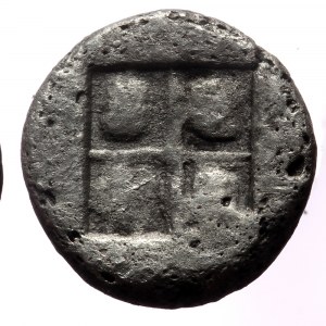 Lesbos, Uncertain. Billon Diobol,(Billon, 1.07 g 9 mm), Circa 500-450 BC.