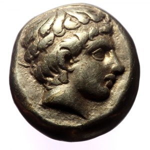 Lesbos, Mytilene, EL Hekte (Electron, 2.51 g 10 mm). Circa 454-428/7 BC.