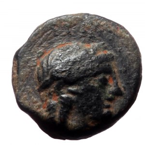 Aeolis, Aigai. Ae,(Bronze, 1.10 g 10mm), 4th-3rd centuries BC.