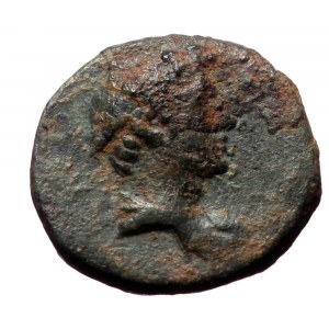 Aeolis, Aigai. Ae,(Bronze, 2.05 g 13mm), 2nd-1st century BC.