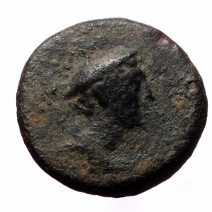 Aeolis, Aigai,AE,(Bronze, 2.04 g 13mm), 2nd-1st century BC.