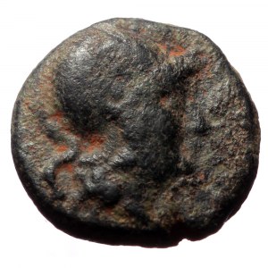 Aeolis. Aegae. AE. (Bronze, 1.25 g. 11mm.) 3rd century BC.