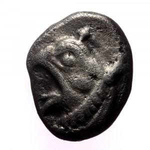 Ionia, Phokaia, AR Diobol,(Silver, 1.54 g 10 mm), Late 6th century BC.
