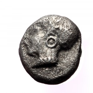 Ionia, Phokaia, AR Diobol, (Silver, 1.17 g 9 mm),Circa 521-478 BC.