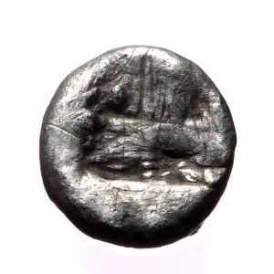 Ionia, Phokaia, AR Diobol, (Silver, 0.87 g 9 mm),Circa 521-478 BC.