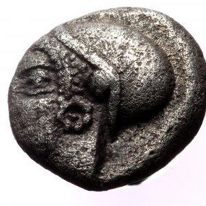 Ionia, Phokaia, AR Diobol, (Silver, 1.07 g 8 mm),Circa 521-478 BC.