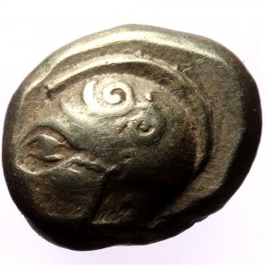 Ionia, Phokaia, EL Hekte,(Elektron, 2.57 g 11mm), Late 6th century BC.